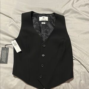 Aritzia Babaton Black DENIRO Buttoned Vest